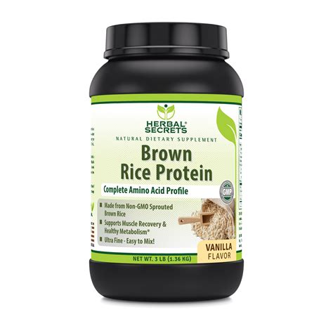 Rice Protein Powder Carbs at June Blackwell blog