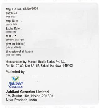 Telmijub Mcl 102540mg Tablet 10 - Uses, Side Effects, Dosage, Price ...