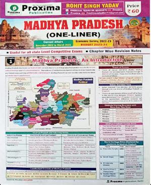 Proxima - Madhya Pradesh (MP) - One Liner By Rohit Singh Yadav Paper ...