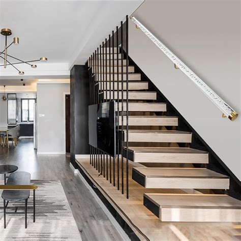 Buy LXLZYXSF Extra Long Clear Acrylic Bubbles Stairwell Handrail with ...