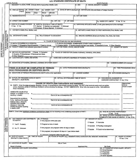 Instructions for Classifying Multiple Causes of Death, 2022 - Section I