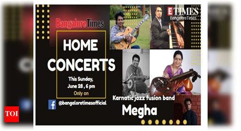 Jazz and carnatic tunes galore at today's Bangalore Times Home Concerts ...