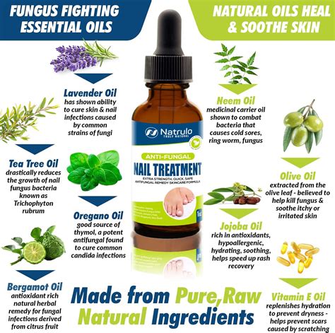 Buy Natural Anti Fungal Nail Treatment Extra Strength Liquid Drops – Homeopathic Healing Herbal ...