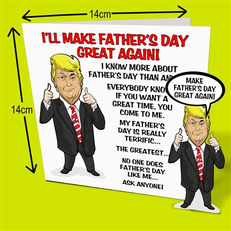 Funny Donald Trump Father's Day Card - Party People