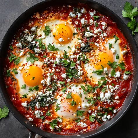 Shakshuka (Easy One-Pan Eggs in Tomato Sauce)