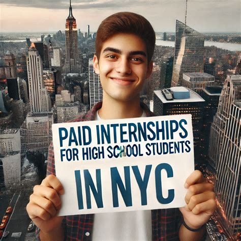 Paid Internships for High School Students in NYC