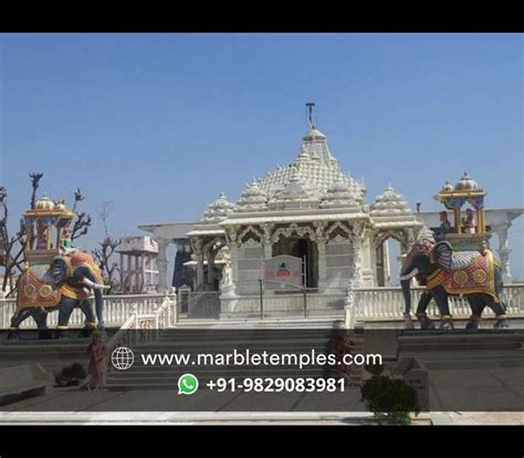 Big Size Outdoor Marble Temples Makers in Jaipur - Marble Artifacts