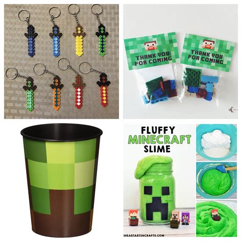 Minecraft Party Favor Ideas Minecraft Theme Set Birthday Party Pack