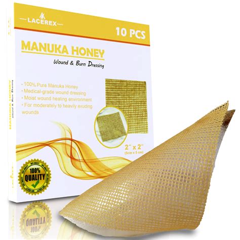 Buy AWD Manuka Honey Gauze Dressing - 100% Impregnated Medical Grade ...