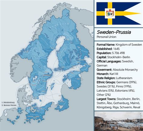 Sweden-Prussia Union in 1700, on the eve of the Spanish War of ...