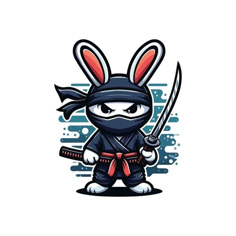 NINJA RABBIT ILLUSTRATION VECTOR 36261518 Vector Art at Vecteezy