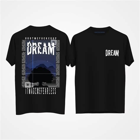 Dream Made Me Fearless Oversized T-Shirt | Buy Oversized Printed T ...