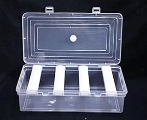 Ewings Plastic Organizer Jewellery Storage Box comes with adjustable 4 ...