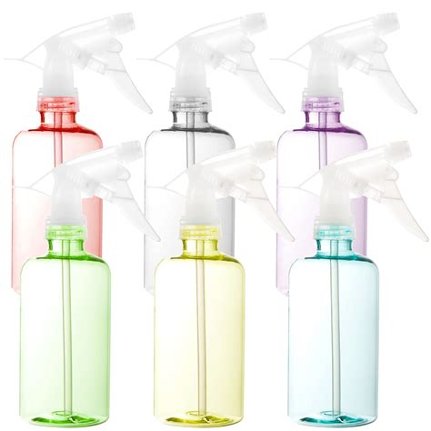 1 x Brand New Youngever 6 Pack Empty Plastic Spray Bottles, Color Spra ...
