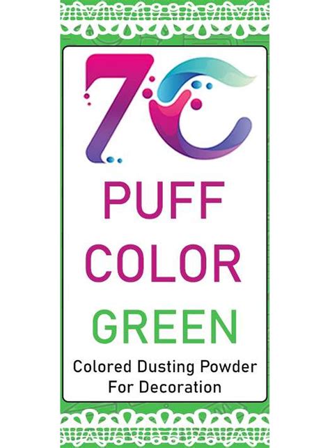 7C Edible Puff Colour Food Colour Powder Spray for Cakes Decoration ...
