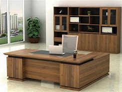 Image result for Solid Wood Office Table