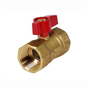 Flextron FTGV-34F34F Gas Ball Valve with 3/4 Inch FIP x 3/4 Inch FIP ...