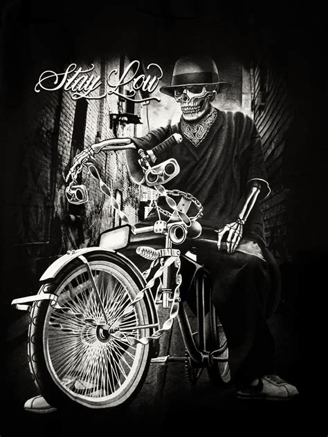 Lowrider Bike Wallpaper Black