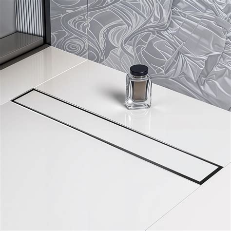 Ruhe® Tile Insert Shower Drain Channel | 24 x 3 Inches Waste Water ...