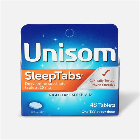 FSA Eligible Unisom SleepTabs, Nighttime Sleep-Aid Tablets, 48 ct. | FSA Store