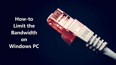 Image result for Set Bandwidth Limit