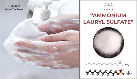 Q&A VỀ “AMMONIUM LAURYL SULFATE” CÙNG BLAIRSOM