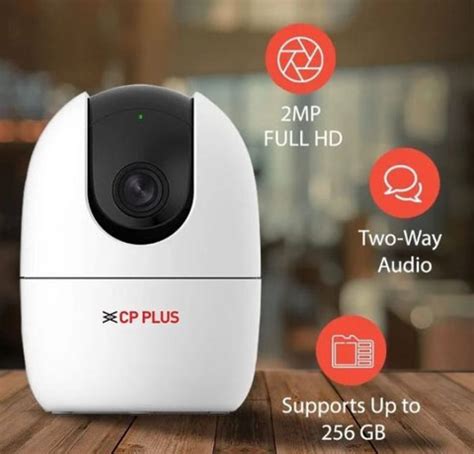 CP PLUS 2MP Full HD CP21 |360°PT|Motion Tracking|2-Way Talk|SD Card ...