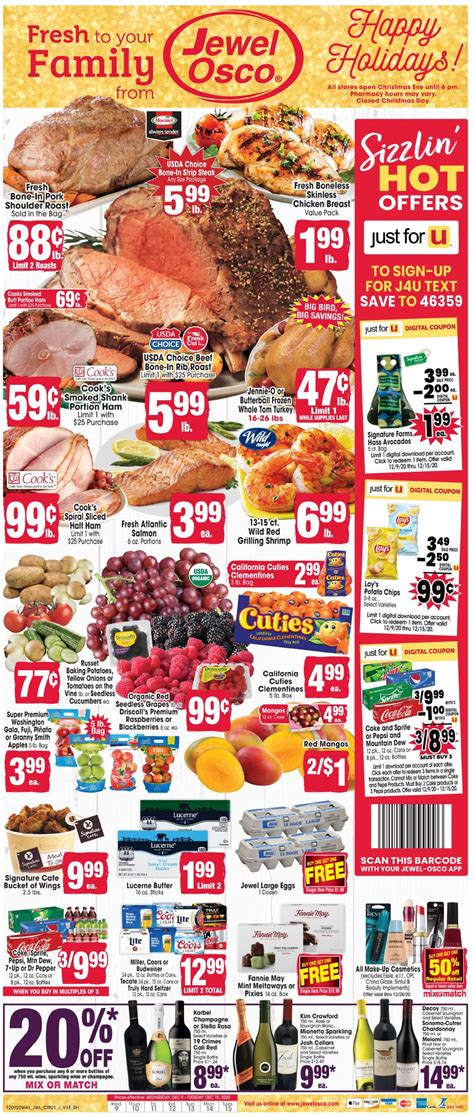 Jewel Osco Ad Circular - 12/09 - 12/15/2020 | Rabato
