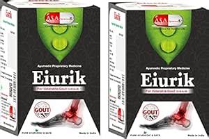 Eiurik for Gout Uric Acid Control Ayurvedic medicine (240gm) : Amazon ...