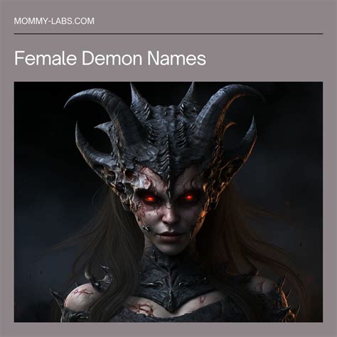 Demon Names