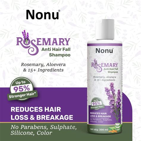Rosemary Anti Hair Fall Shampoo with Aloevera – Nonucare