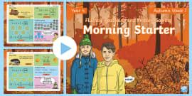 Maths Morning Starters Year 4 Autumn PowerPoint