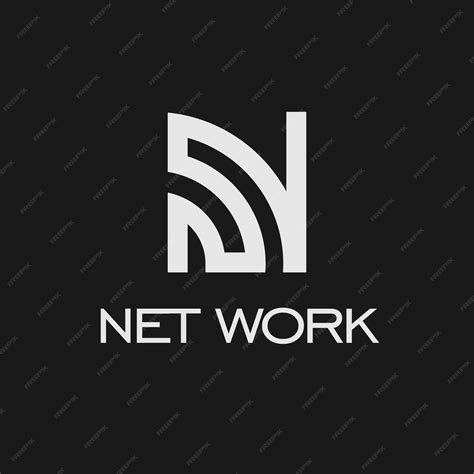 Letter n logo network inspirations | Premium Vector