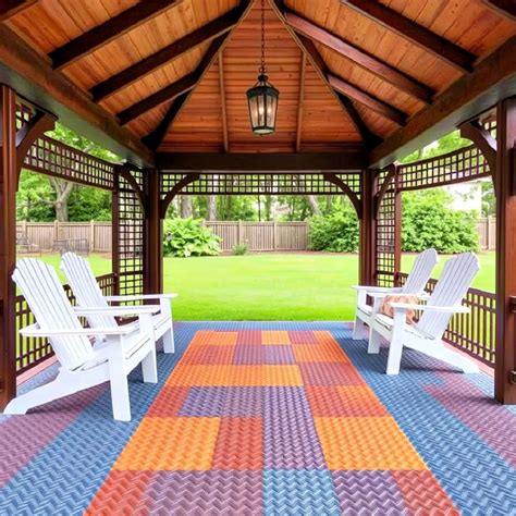15 Gazebo Floor Ideas for A Cozy and Functional Setup