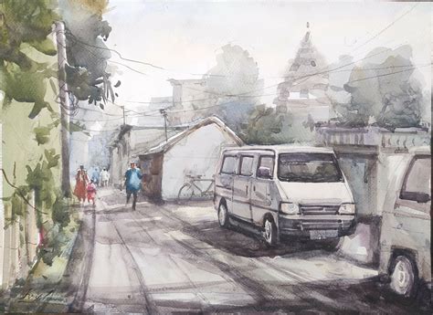 Cityscape Painting