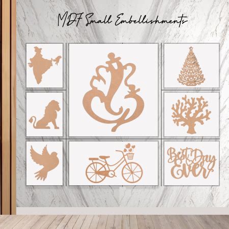 Fun DIY Craft Ideas For Small MDF Cutout Bases - Hobby India– Hobby ...