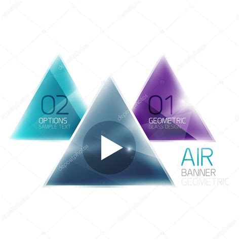 Air triangle abstract background Stock Vector Image by ©akomov #111182796