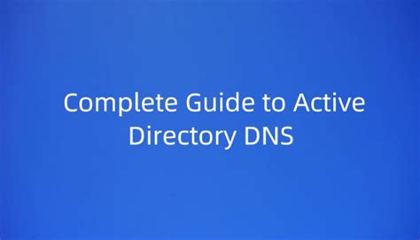 Image result for Active Directory DNS Tutorial