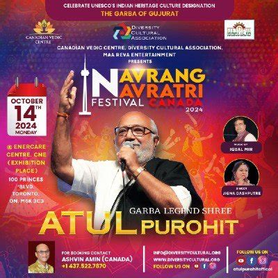 Navrang Navratri With Atul Purohit - 14th October 2024 Tickets ...