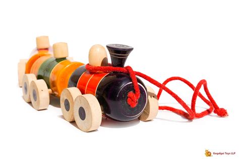 Buy Wooden Three Coach Train Online from Gogalgai Toys
