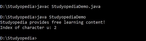 Indexof Java 的图像结果