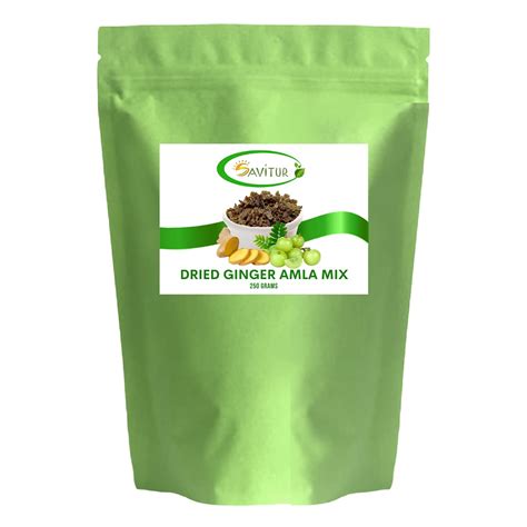 SAVITUR Dried Ginger Amla Candy | Natural Gooseberry Candies - Diet ...