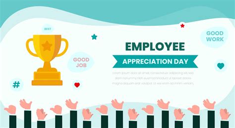 Happy National Employee Appreciation Day background. Employee ...