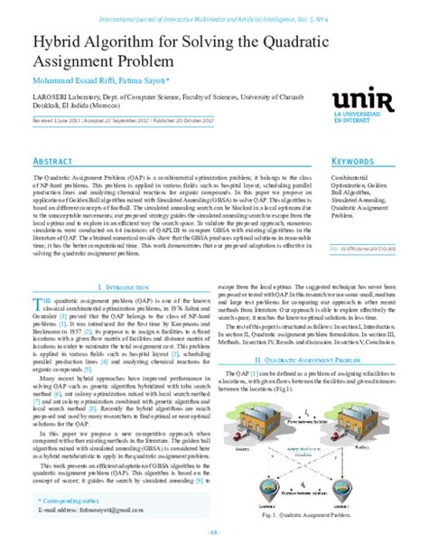 Quadratic Assignment Problem Applications 的图像结果