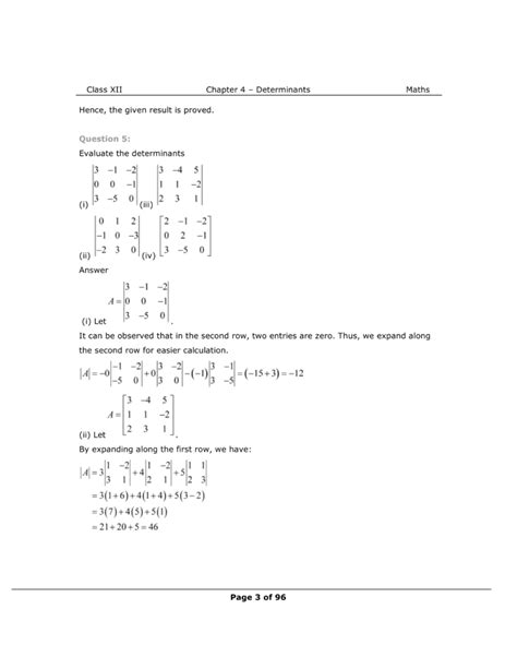 Image result for Class 12 Maths Exercise 4.1 Solution
