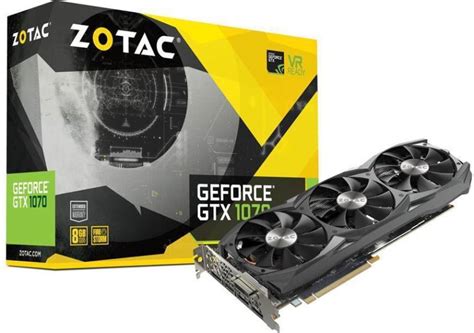 ZOTAC NVIDIA GEFORCE GTX 1070 8GB DDR5 8 GB GDDR5 Graphics Card - ZOTAC ...
