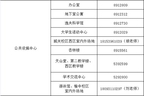 服务电话 - 服务电话 - 兰州大学后勤保障部