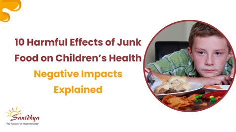 10 Harmful Effects of Junk Food on Children’s Health