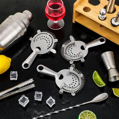 Buy 30 Pack Cocktail Strainer 4 Prong Bar Strainer Professional ...