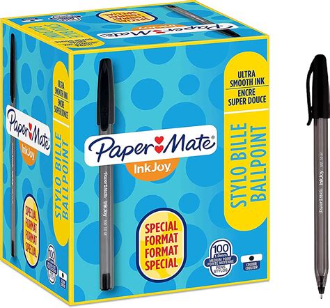 Paper Mate InkJoy 100ST Ballpoint Pens | Medium Point (1.0mm) | Black ...